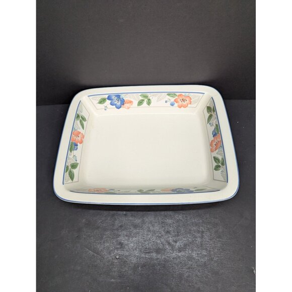 Mikasa Intaglio CAC42 Country Poppies Baking Casserole Dish 10 1/2" x 13" - Picture 1 of 8